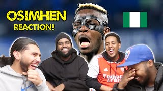 FIRST TIME REACTION to VICTOR OSIMHEN! | Half A Yard Reacts