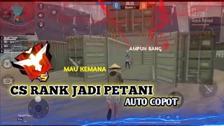 MAIN CS RANK NYAMAR JADI PETANI || AUTO BOOYAH