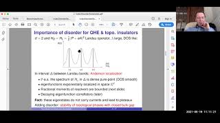 Hermann Schulz-Baldes - Index theory in disordered topological insulators and semimetals