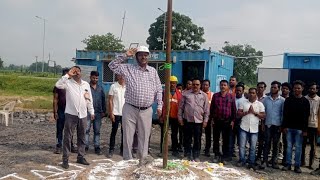 My Grandfather Sri M.YOBU,Station Master at NTPC,LARA,Chattisgarh hoisting flag#KORBA#15Aug,23#ALEX