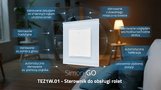 Zamontuj sterownik roletowy Simon GO (TEZ1W.01) i steruj roletami zdalnie!