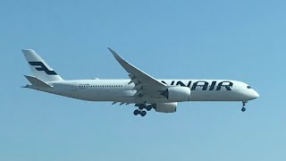 Finnair Airbus A350 Landing at LAX