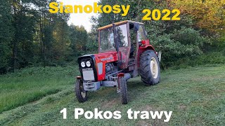 Sianokosy 2022 ✔ Koszenie i przewracanie siana ✔ 1 Pokos trawy ✔ Ursus i Władimirec w akcji ✔