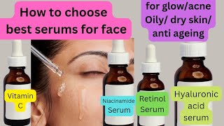 Best serum to use for dry skin/ sensitive skin/ oily skin/ combination/ normal skin( Tamil)