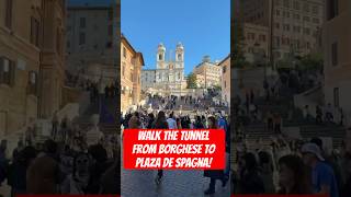 Underground tunnels in Rome are safe and warm!