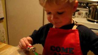 Icing Christmas Cookies at Grandma's House