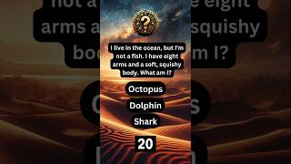 Ocean's Mysterious Dweller: Can You Solve This Riddle? 🌊 #shorts #riddles #ocean #brainteasers