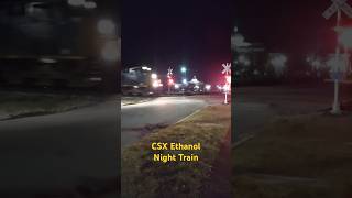 A Little Alcohol Before Bed - CSX Ethanol Night Train #nightcap #ethanol #alcohol #nighttrain #train