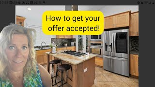 How to get your offer accepted in a seller's housing market! #realestate #homesforsale 🏡