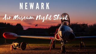 Newark Air Museum Night Photoshoot 2022 - POV BTS