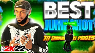 *NEW* BEST JUMPSHOT AFTER PATCH ON NBA 2K22 HIGHEST GREEN WINDOW 100% GREENLIGHT NEVER MISS AGAIN!!!