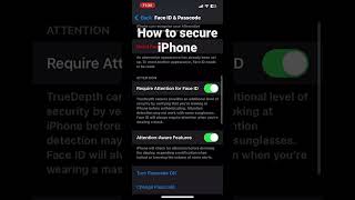 How to secure iPhone  #iphone #iphone14 #apple #phone