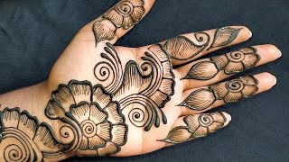 New Beautiful😍Arabic Mehndi Design||Amazing Front Hand😍 Mehndi Design||Simple And Easy Mehndi Design