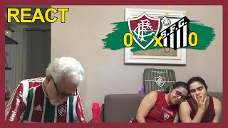 FAMÍLIA TRICOLOR REAGE À 0 FLUMINENSE x 0 SANTOS - CAMPEONATO BRASILEIRO 2022