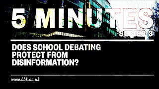 Ep3 S3: 5-Minute with Dr Krzysztof Krakowski – Does school debating protect from disinformation?