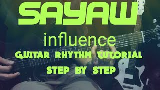 Sayaw influence rhythm guitar tutorial step by step