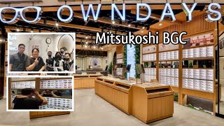 OWNDAYS Mitsukoshi Mall Branch👍👍👍- good service, value for money and stylish eyewear collection