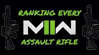 Ranking every Cod MW2 Assault Rifle!