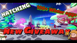 ✨Hatching 102 Winter Eggs! /GIVEAWAY-END/ {!Comment your DREAM DRAGON-CLOSED!} Dragon Adventures