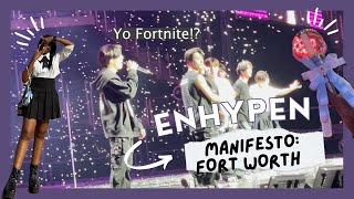 [ENGENE-loG] Yo Fortnite?! Not Fortnite, Fort Worth! ENHYPEN Manifesto World Tour Full Vlog 🧡