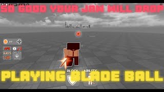 |PLAYING BLADE BALL| |SUPER FUN| Blade Ball (Roblox)