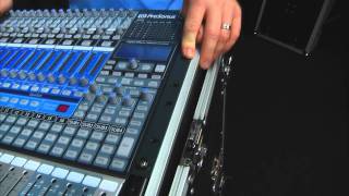 Presonus Studiolive 16.4.2 digital mixer in an OSP 16 space mixer amp portable pa roll around case