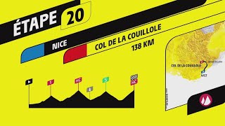 TOUR DE FRANCE 2024 - STAGE 20 | NICE - COL DE LA COUILLOLE | TOUR DE FRANCE 2024 PS5