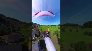 Paraglider…6km/h tailwind landing