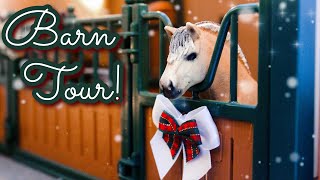 Barn Tour! -December 2023 - |SchleichMas Day 1!🎄