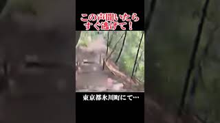 山でこの声を聞いたらすぐ逃げて！【謎の映像・CM】