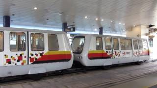 SMRT Bukit Panjang LRT Trains at BP6 Bukit Panjang on 11 August 2015