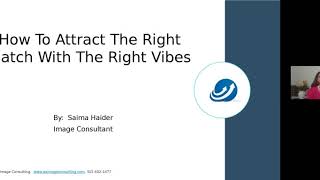 Webinar: How to Attract the Right Match with the Right Vibes