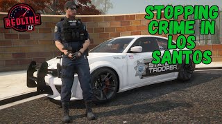 Stopping Crime In GTA RP - RedlineRP