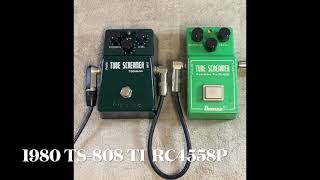 TS808HW vs. 1980 TS-808 TI RC4558P Malaysia