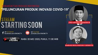 KEBANGKITAN INOVASI INDONESIA (PELUNCURAN PRODUK INOVASI COVID-19)