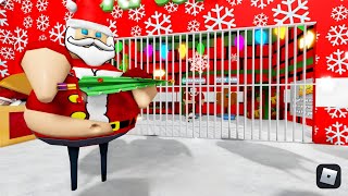 Christmas Barrys Run Obby (Roblox) Full Gameplay (Android)