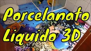 CURSO DE PORCELANATO LIQUIDO 3D - PORCELANATO LIQUIDO COMO APLICAR PORCELANATO LIQUIDO PASSO A PASSO