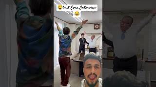 😂funny Video😂 Best way of Giving Interview #trending #comedy #youtubeshorts #dance