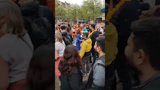 Fun in Koningsdag (Kingsday) Holland 2024 #Koningsdag #kingsday #holland #amsterdam #streetparty