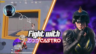 FIGHT WITH ZOD CASTRO⚡️ | IPHONE SE 2020 | PUBG MOBILE