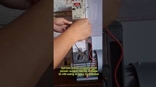 3phase motor single phase power supply connect to vfd,taking voltage using multimeter #bernaztvvlog