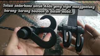 gantungan barang mobil 2in1