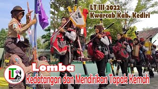 LT3 2022 Kwarcab Kab Kediri | Lomba Kedatangan dan Mendirikan Tapak Kemah