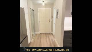 Beautiful 1-Bedroom 1-Bathroom Pet Friendly Condo in the Heart of Kelowna