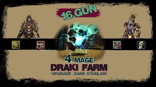 Knight Online | 4 Mage ile Draki Farm | Silvery Gem - Upgrade - Shell Kırdırma - Monster... | #16Gün