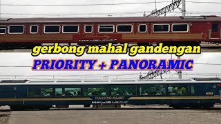 GERBONG SULTAN ⚠️ PRIORITY DAN   PANORAMIC SANGAT MEWAH || gerbongnya orang kaya🤑