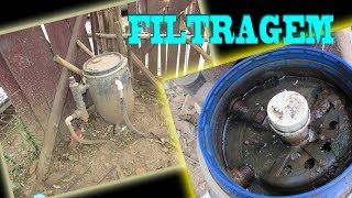 Dica Como Fazer Um Filtro Caseiro Para Lago - Filtro biologico caseiro lago