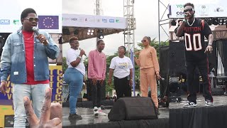 Nigerian Comedians Mr Macaroni, Broda Shaggi, Warri Pekin and Kiekie Live At YVC Abuja 2.0🤣🤣UdaTv.