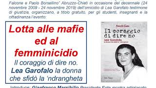 Promo evento "Lotta alle mafie ed al femminicidio"