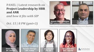 Week 24B | Panel Latest research on Project Leadership by HBR and ANR, and how it fits with SIP